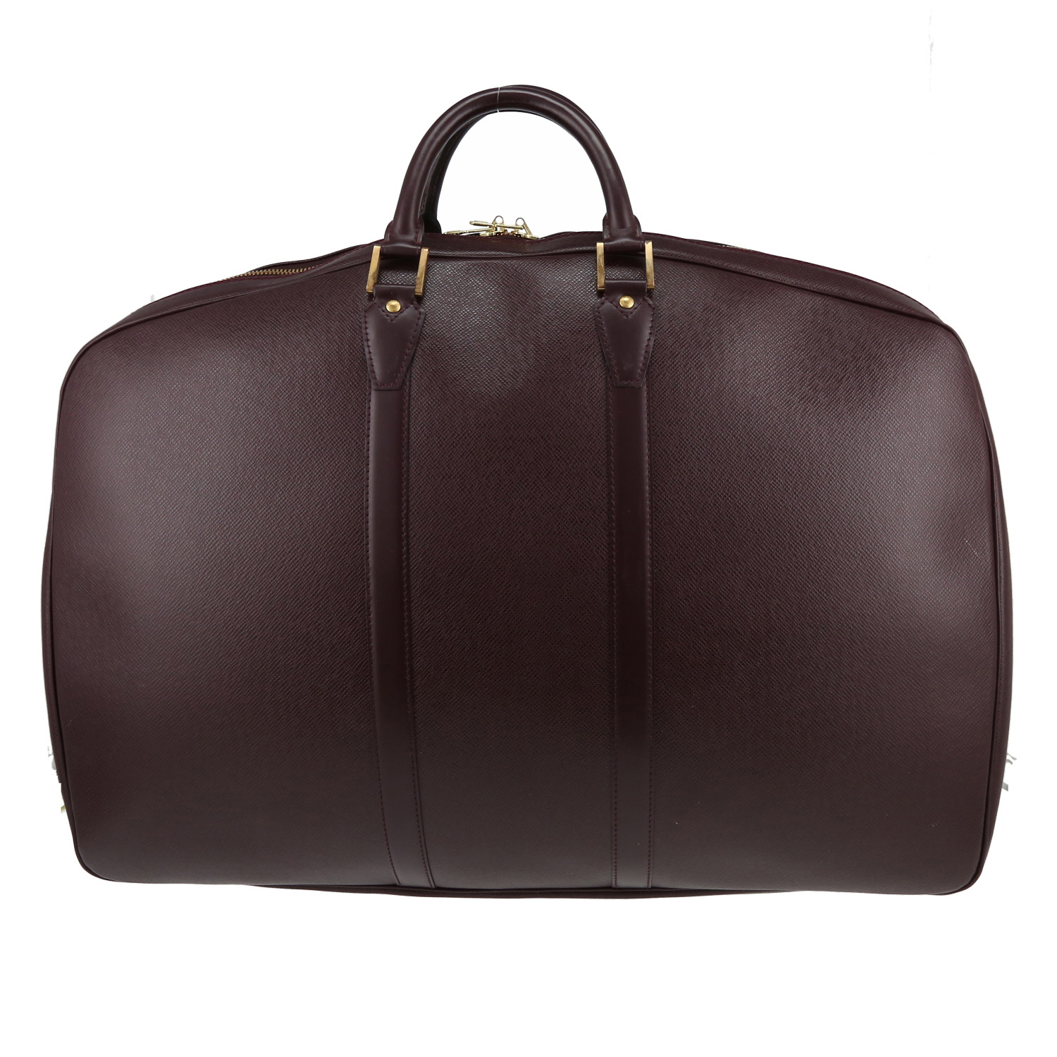 Louis Vuitton  Porte-habits clothes-hangers  in plum taiga leather - Detail D6