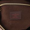 Sac à main Louis Vuitton  Portobello en toile damier ébène et cuir marron - Detail D2 thumbnail