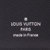Porte-cartes Louis Vuitton  Editions Limitées en toile monogram grise et noire et cuir noir - Detail D2 thumbnail