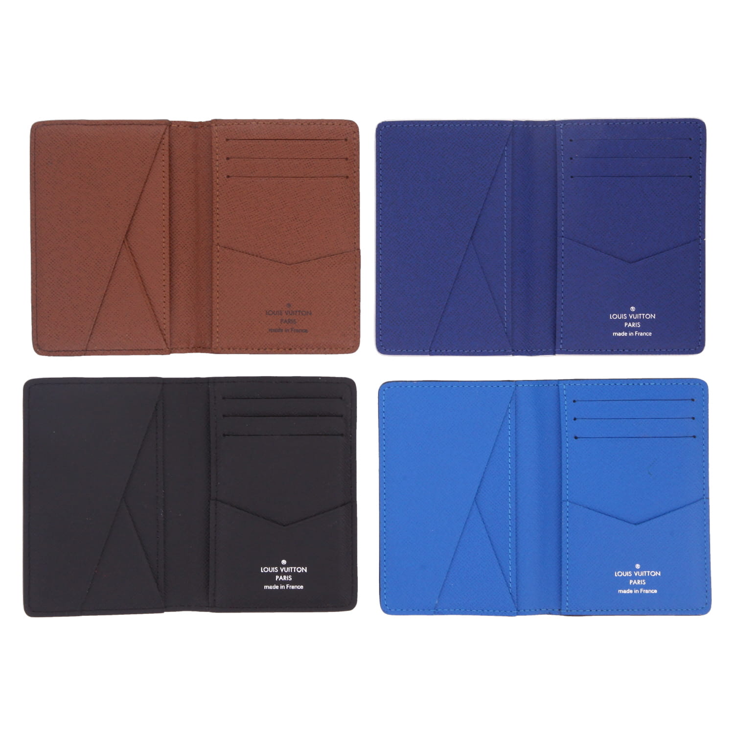 Porte-cartes Louis Vuitton  Editions Limitées en toile monogram grise et noire et cuir noir - Detail D3