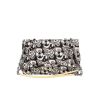 Bolso de mano Chanel  Timeless en lona acolchada gris - 360 thumbnail