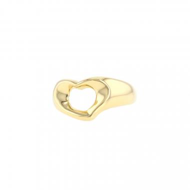 Tiffany & Co Open Heart ring in yellow gold