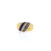 Sortija Van Cleef & Arpels  de oro amarillo, lapislázuli y hematites - 360 thumbnail