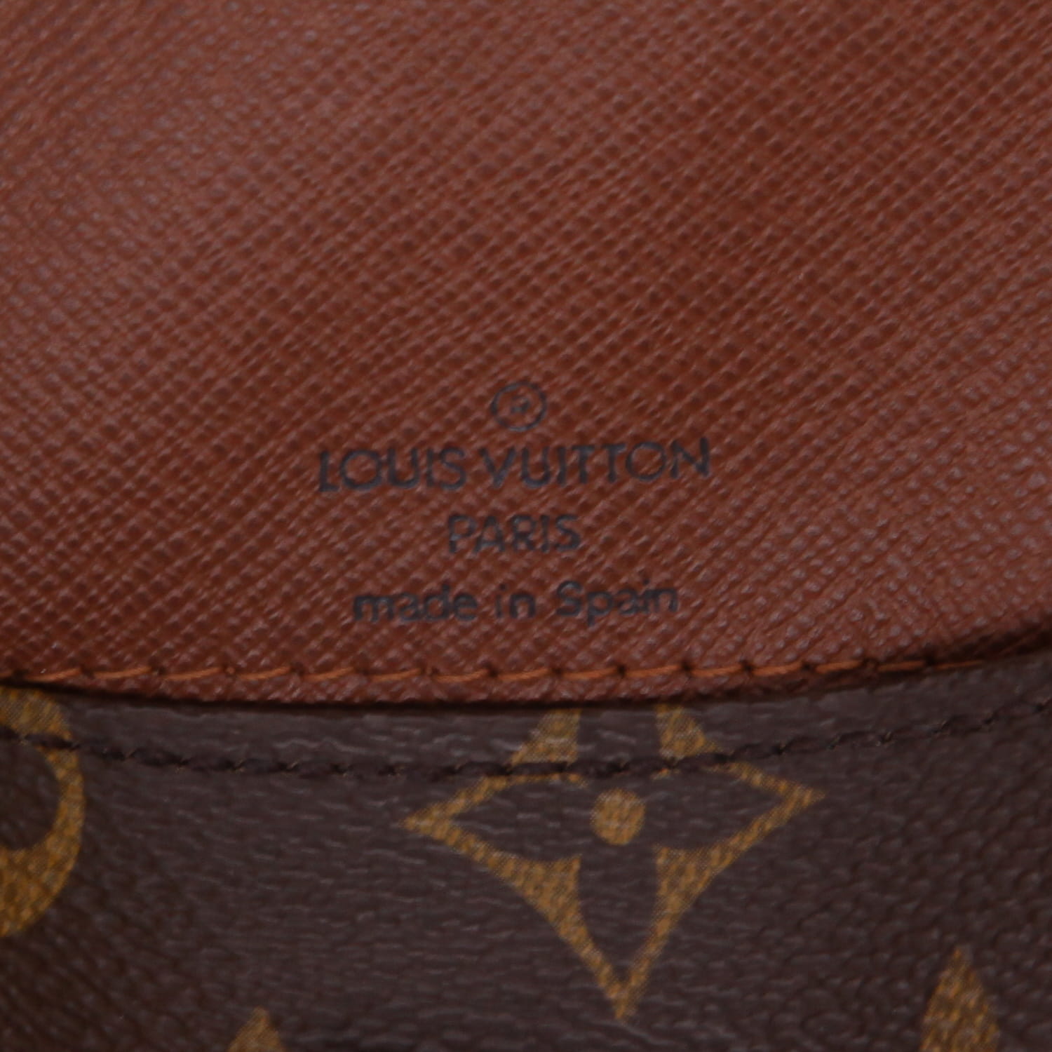 Borsa a tracolla Louis Vuitton  Musette in tela monogram e pelle naturale - Detail D2