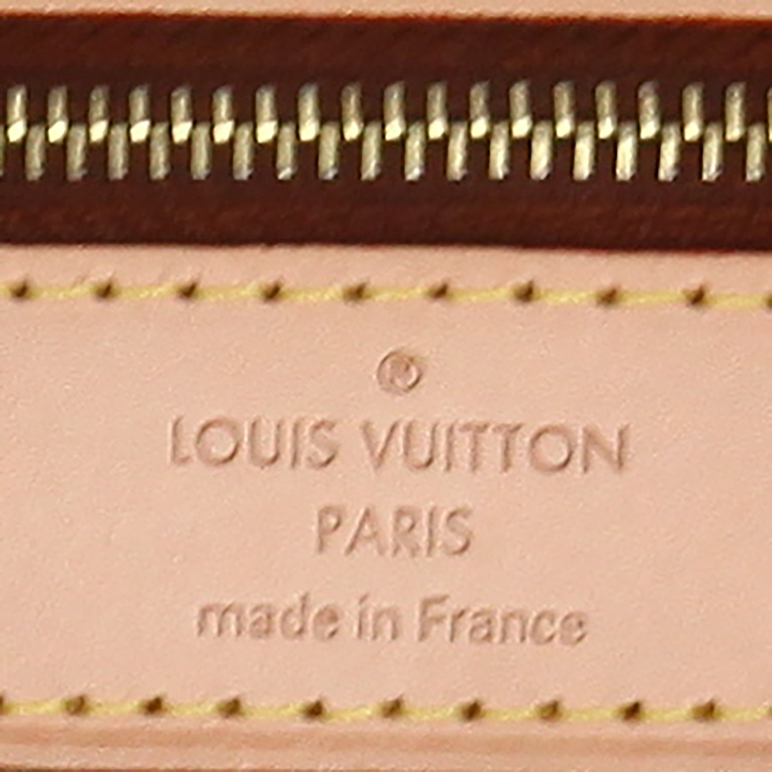 Louis Vuitton  Neverfull medium model  shopping bag  monogram canvas  and natural leather - Detail D2