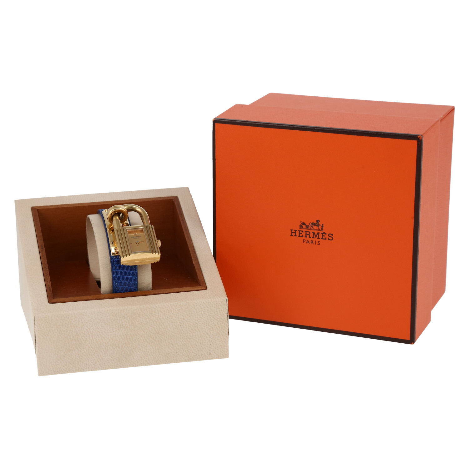 Reloj Hermès Montre Kelly de oro chapado Ref: Hermès - KE1.201 39.01  Circa 1990 - Detail D2