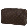 Pochette Louis Vuitton  Poche Toilette en toile monogram marron - 00pp thumbnail