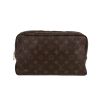 Pochette Louis Vuitton  Poche Toilette en toile monogram marron - 360 thumbnail