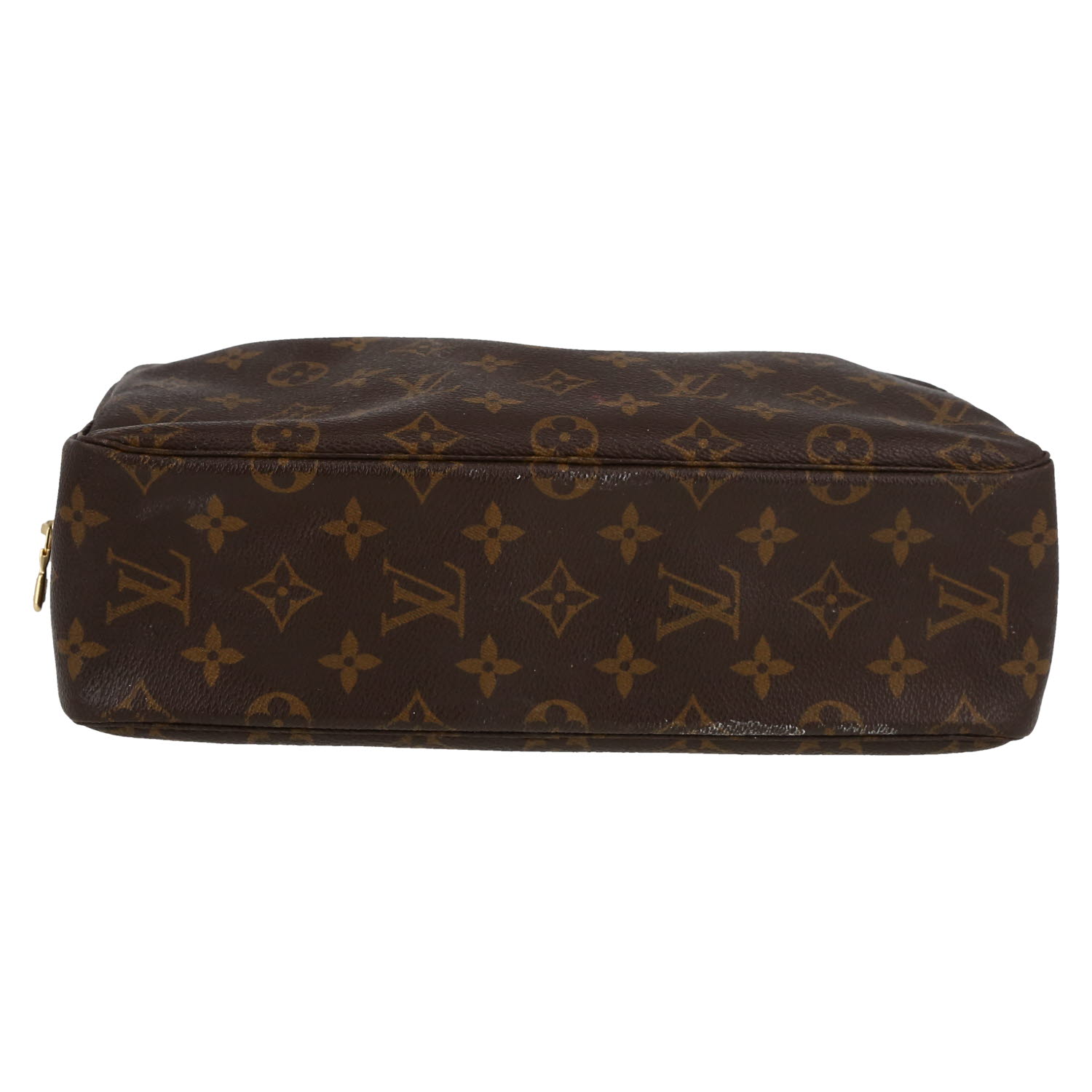 Pochette Louis Vuitton  Poche Toilette en toile monogram marron - Detail D1