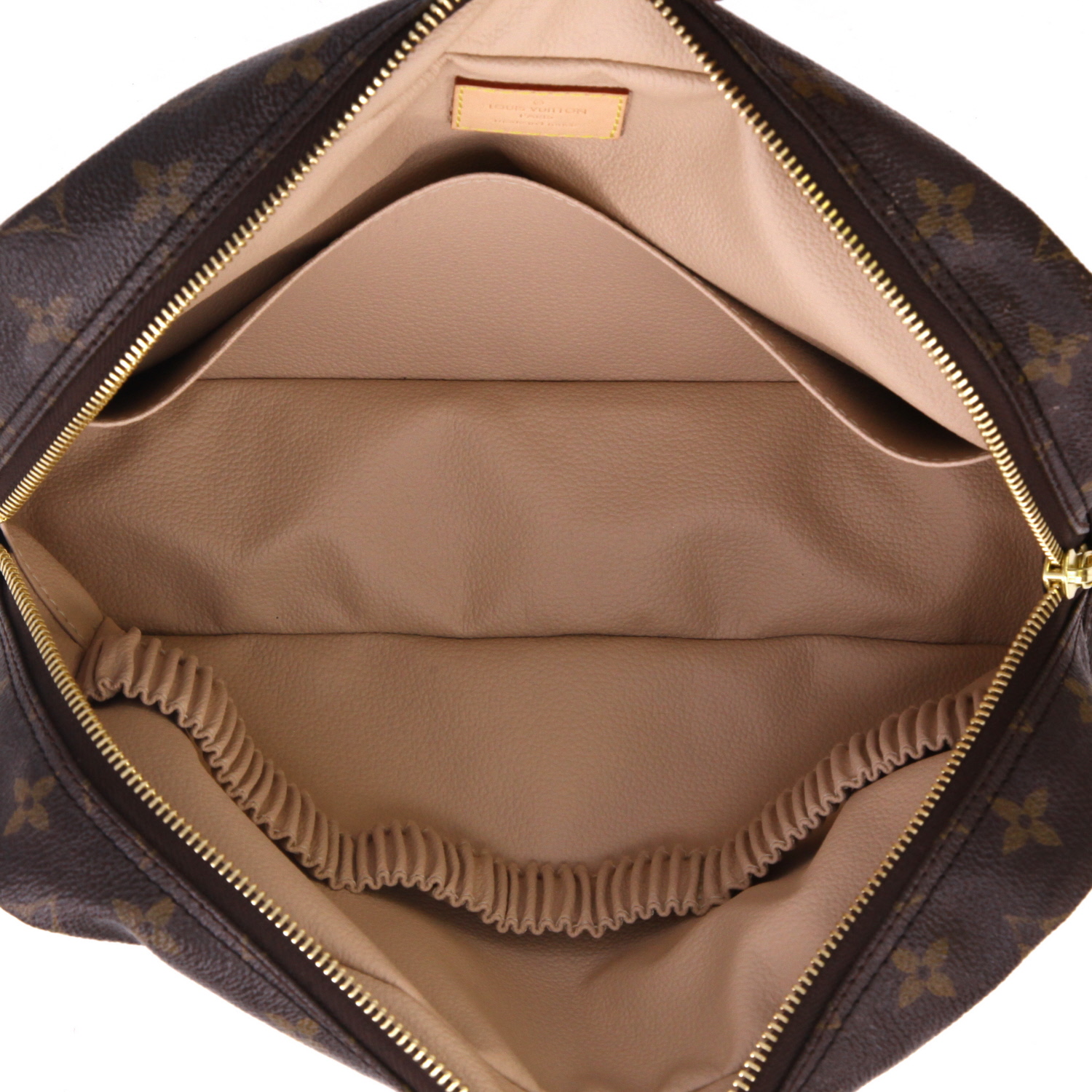 Louis Vuitton  Poche Toilette pouch  in brown monogram canvas - Detail D3
