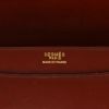 Borsa a spalla Hermès  Fonsbelle in pelle box rosso mattone - Detail D2 thumbnail