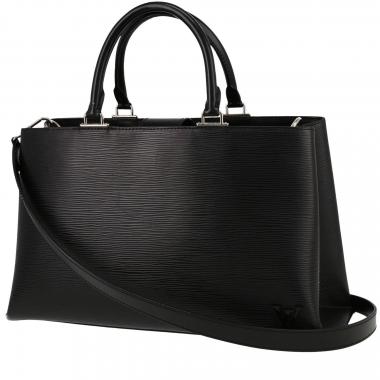 Louis Vuitton Trapeze Handbag Denim with Fur and Lizard PM