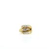 Sterlé  ring in yellow gold, white gold and diamonds - 360 thumbnail