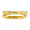 Open Zolotas  bracelet in 22 carats yellow gold - 00pp thumbnail