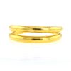 Open Zolotas  bracelet in 22 carats yellow gold - 360 thumbnail
