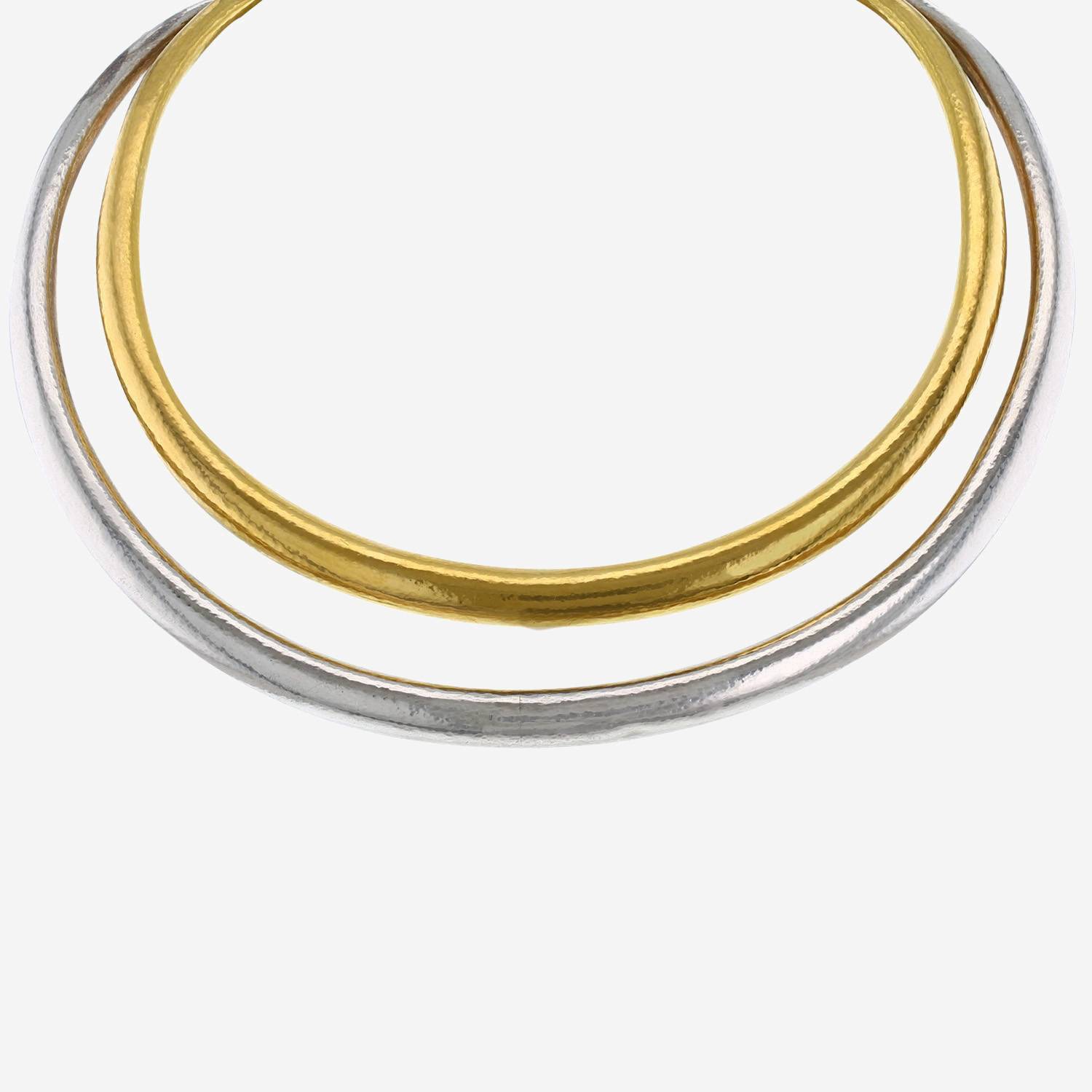 Collier Zolotas Classics en or jaune 22 carats et argent