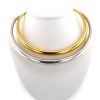 Zolotas Classics necklace in 22 carats yellow gold and silver - 360 thumbnail