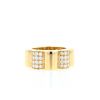 Chanel Camélia Profil ring in yellow gold and diamonds - 360 thumbnail