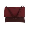 Celine  All Soft handbag  in burgundy leather  and taupe suede - 360 thumbnail