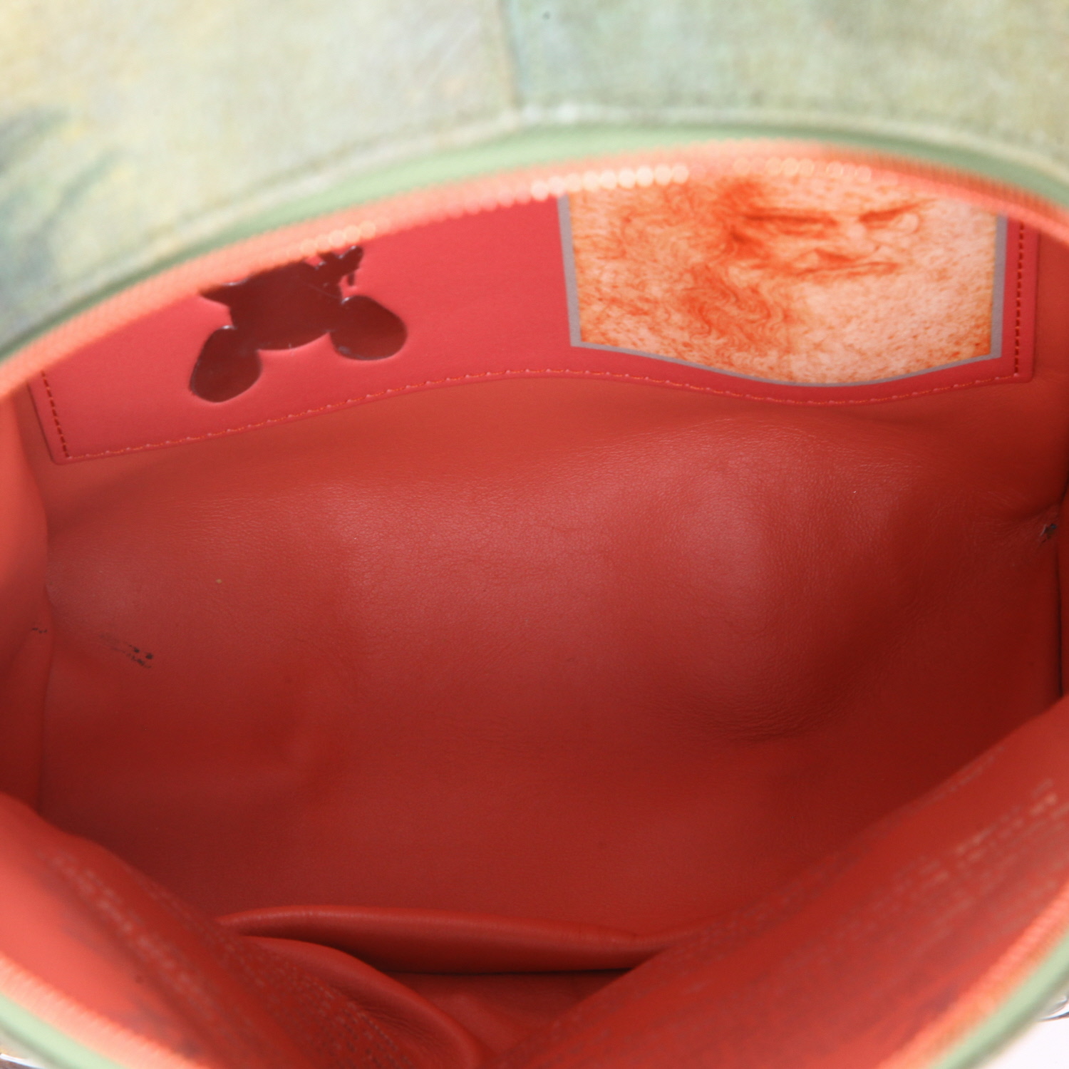 Louis Vuitton  Editions Limitées backpack  leather  and green leather - Detail D3