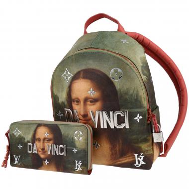 Mochila Louis Vuitton  Editions Limitées en cuero y cuero verde