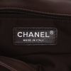 Bolso de mano Chanel  Baguette en piel de pitón marrón - Detail D2 thumbnail