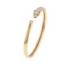 Cartier Panthère small model bracelet in pink gold, diamonds and emerald - 00pp thumbnail