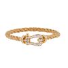 Fred Force 10 large model bracelet in pink gold and diamonds - 00pp thumbnail