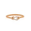 Fred Force 10 large model bracelet in pink gold and diamonds - 360 thumbnail