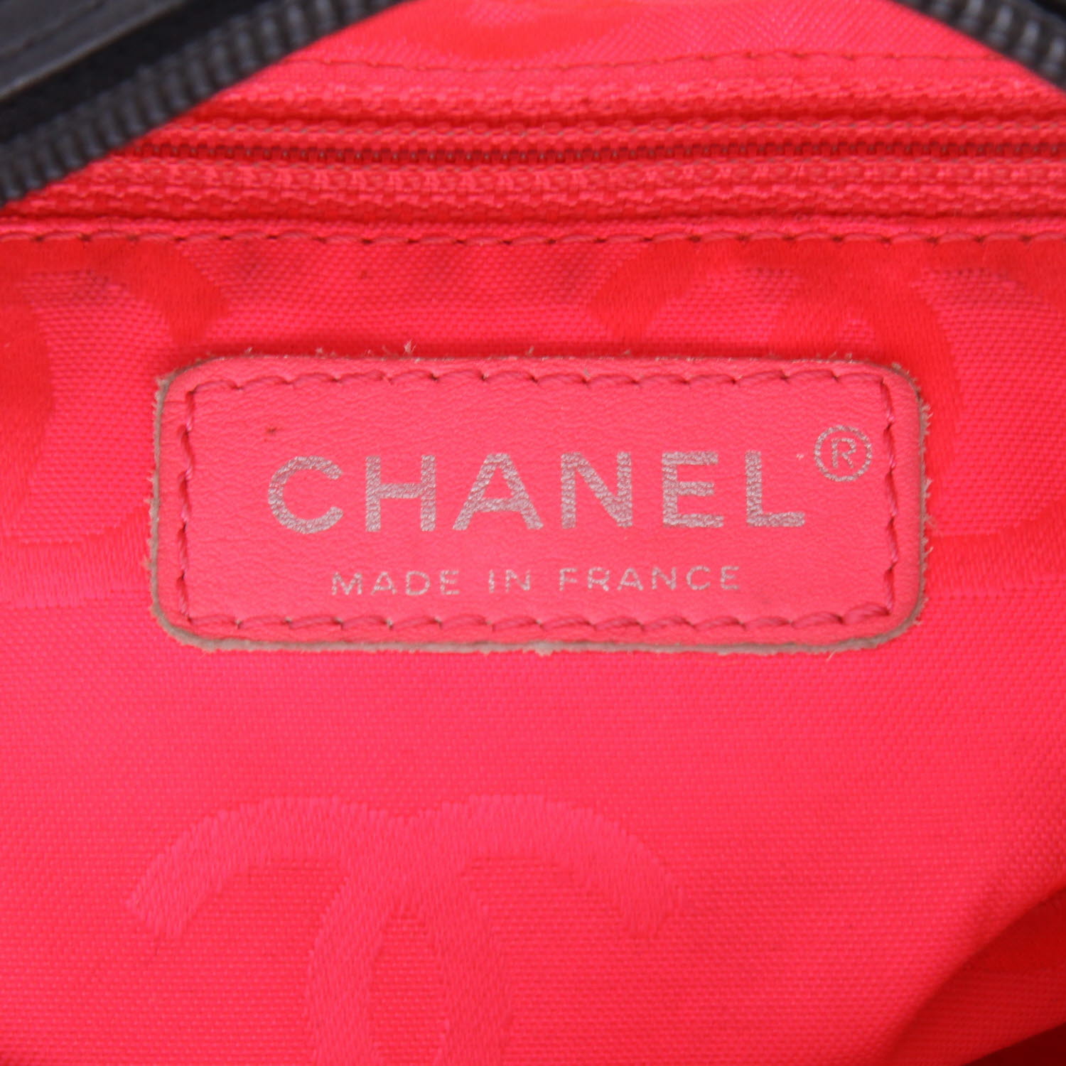 Borsa Chanel  Cambon in pelle trapuntata nera e bianca - Detail D2