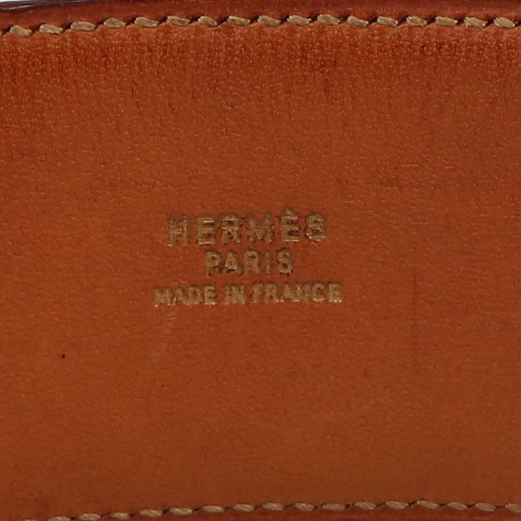 Cintura Hermès  Médor in struzzo gold - Detail D2