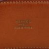 Hermès  Médor belt  in gold ostrich leather - Detail D2 thumbnail