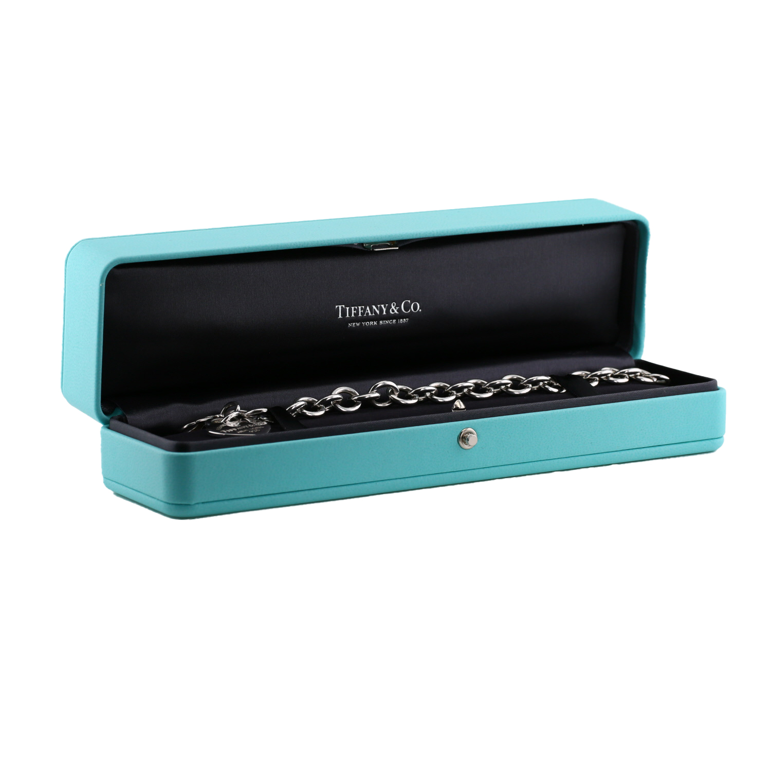 Tiffany & Co Return To Tiffany bracelet in silver and diamond - Detail D2