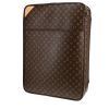 Valigia flessibile Louis Vuitton  Pegase in tela monogram marrone e pelle naturale - 00pp thumbnail