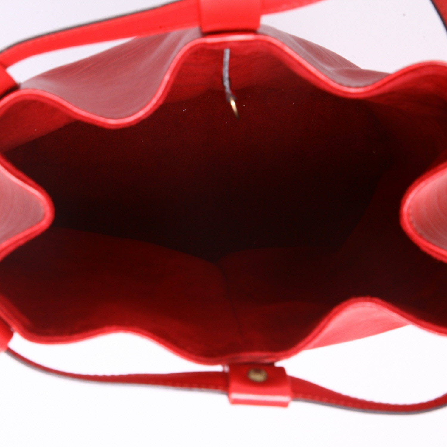 Mochila Louis Vuitton  Randonnée en cuero Epi rojo - Detail D3