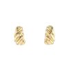Paire de boucles d'oreilles années 80 Hermès  en or jaune - 00pp thumbnail