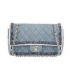 Chanel  Timeless Classic handbag  in blue denim - 360 thumbnail