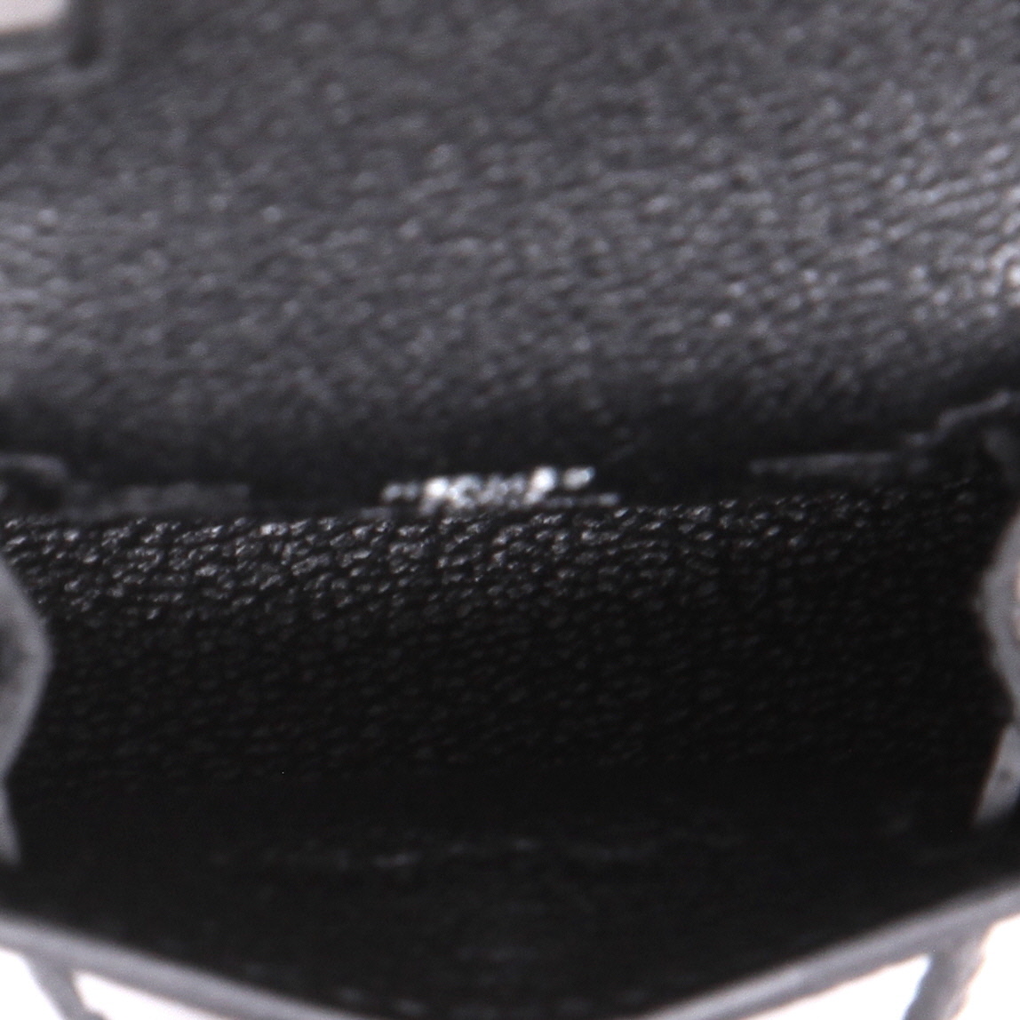 Bolso Hermès  Kelly Twilly bag charm en piel de lagarto negra y seda multicolor - Detail D3