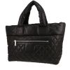 Chanel  Coco Cocoon shopping bag  in black leather - 00pp thumbnail
