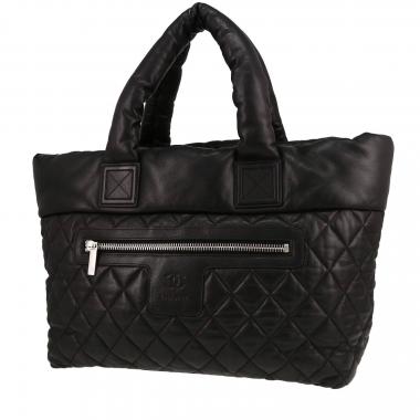Bolso Cabás Chanel  Coco Cocoon en cuero negro