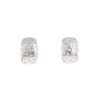 Cartier Nouvelle Vague earrings in white gold and diamonds - 00pp thumbnail