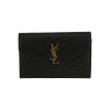 Borsa a tracolla Saint Laurent  Cassandre in pelle martellata nera - 360 thumbnail