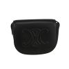Celine  Folco shoulder bag  in black leather - 360 thumbnail