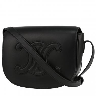 Sac bandoulière Celine  Folco en cuir noir