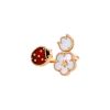 Anello aperto Van Cleef 
Arpels Lucky Spring in oro rosa, madreperla e corniola - 00pp thumbnail