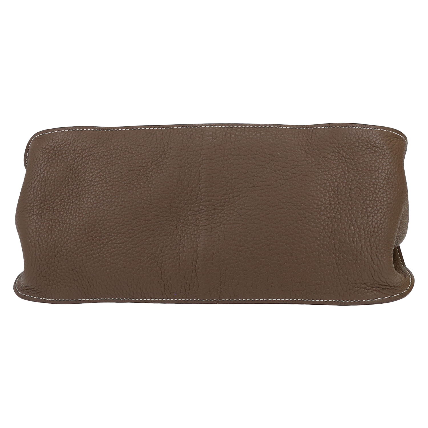 Bolso bandolera Hermès  Jypsiere 34 cm en cuero togo marrón etoupe - Detail D1