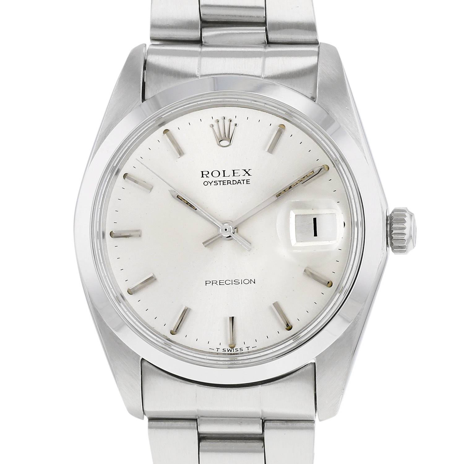 Rolex Oyster Date Precision Watch 404687 Collector Square