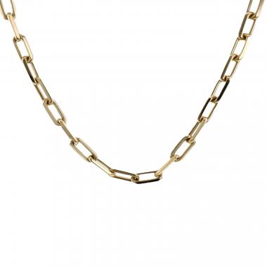 Chaine Cartier Santos Dumont grand modèle en or jaune
