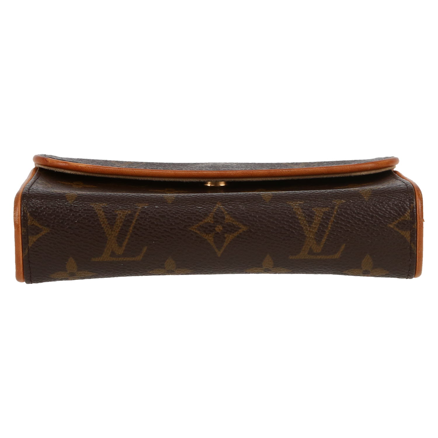 Pochette-cintura Louis Vuitton  Florentine in tela monogram marrone e pelle naturale - Detail D1