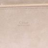 Borsa a tracolla Chloé  Faye in pelle grigia e camoscio grigio - Detail D2 thumbnail